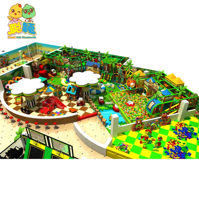 Multi-functional Big Ball Pool Trampoline Soft Play Area Indoor Playground For Kids 1