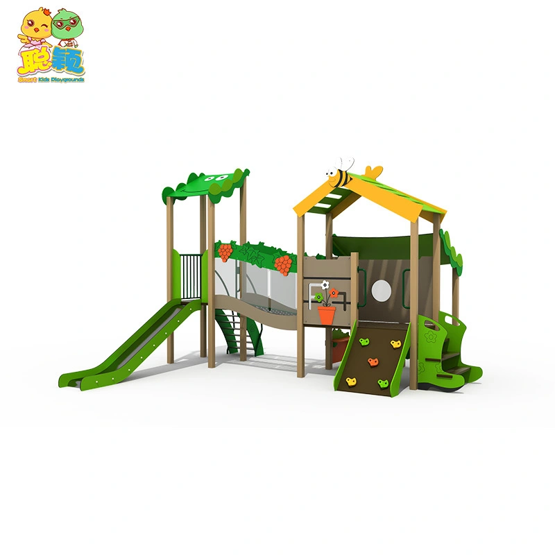 Kids Amusement Park High Standard PE/HPL Outdoor Playground Equipment Slide 1