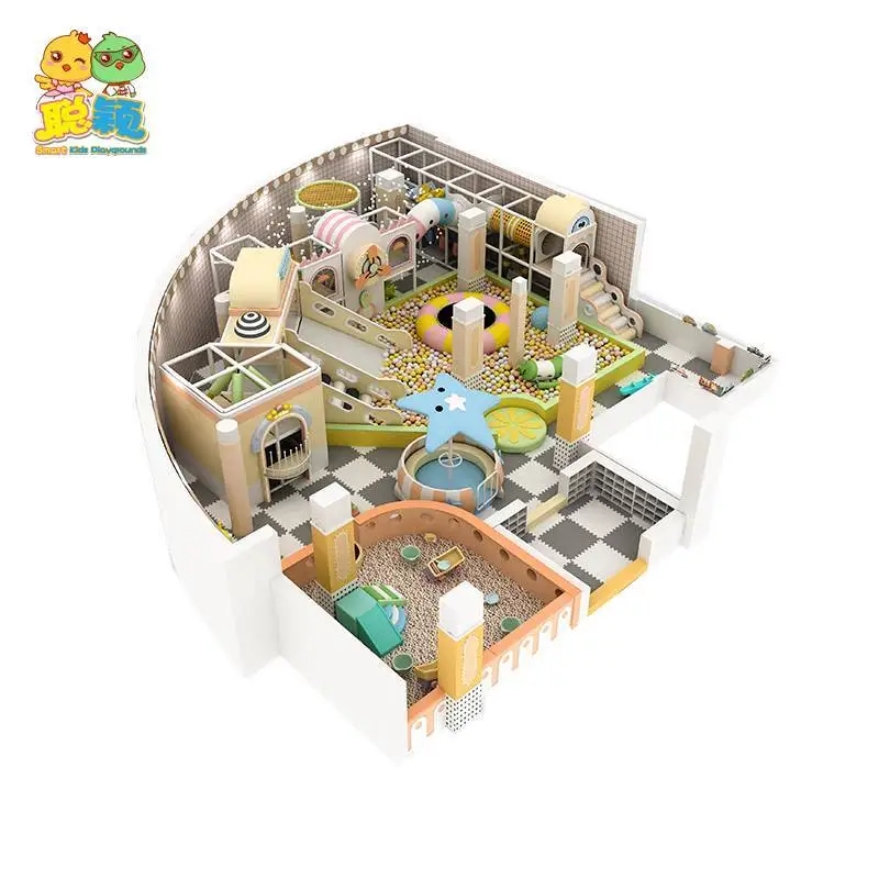 Customized 1500sqm Large Various Functional Areas Soft Play Indoor Playground From China 1