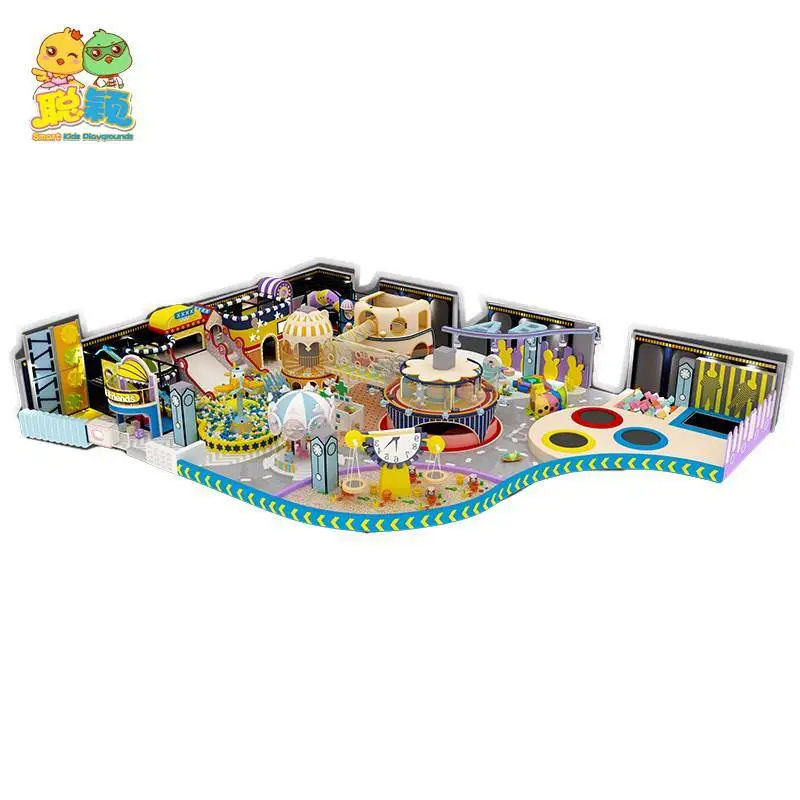 High Quality Commercial Kids Toy Sets Soft Play Big Slides Equipment Indoor Playground for Sale Wholesale-SKP 1