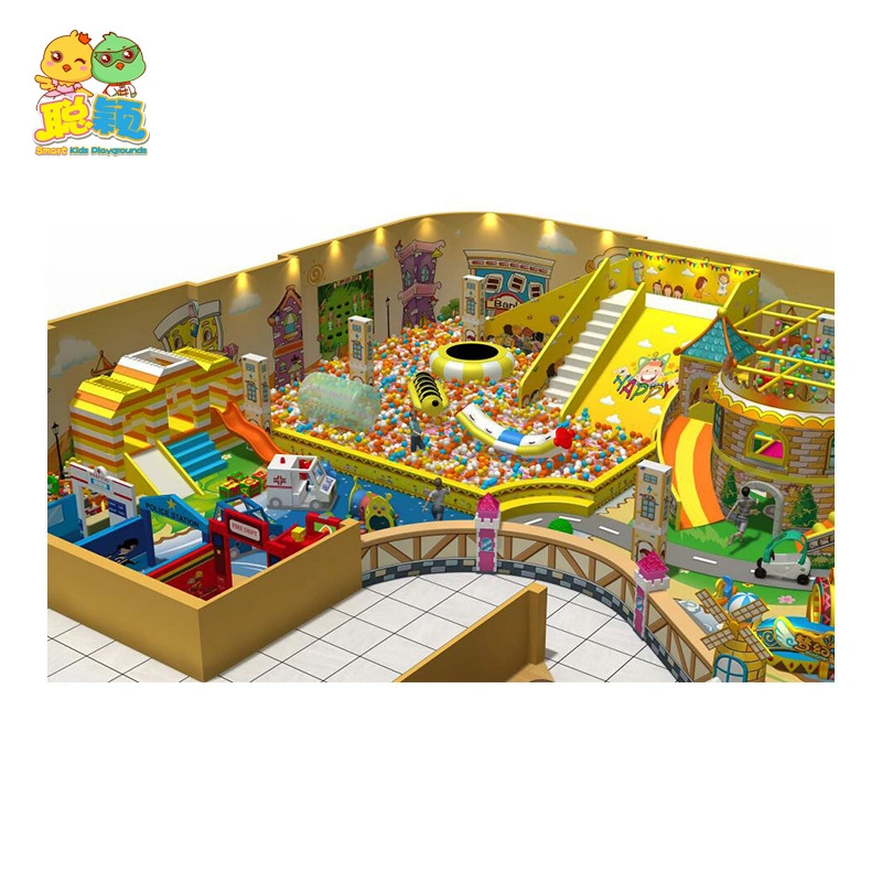 Blue Ocean Theme Various Frame Multi-functional Soft Play Areas Indoor Playground For Kids 1