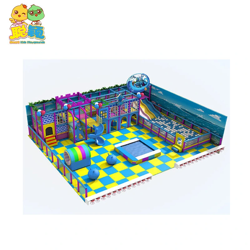 Kids Soft Play Games Big Ball Pool Trampoline Indoor Playground For Sale 1