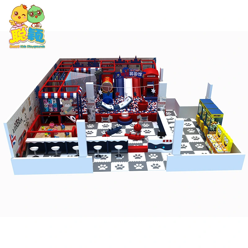 Factory Cheap Price Amusement Park Bouncer Trampoline Park With Ball Pit For Kids 1