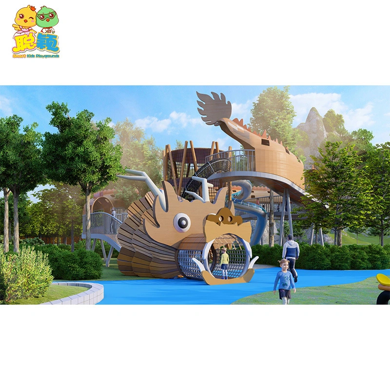 Customized Attractive Amusement Park Outdoor Playground Equipment Slide For Sale 1