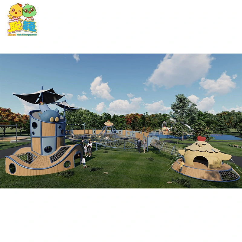 Giant Safety Durable Kids Amusement Park Outdoor Playground Equipment Slide 1