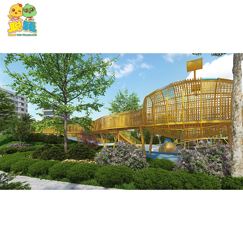 School/Community/Amusement Park Outdoor Playground Equipment Stainless Steel Slide 1