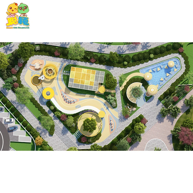 Durable Anti-High Temperature Outdoor Playground Equipment Slide For Kids 1