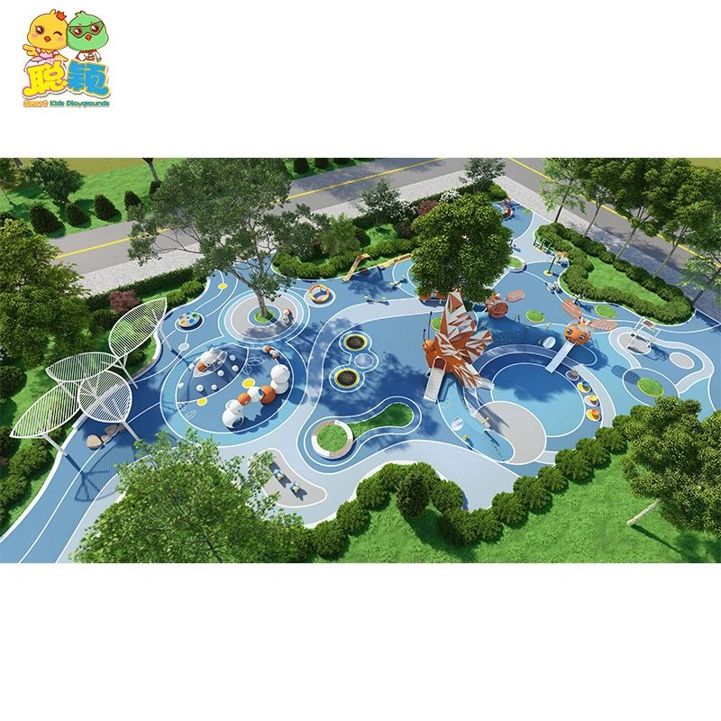 High Standard Guangzhou Factory Children Outdoor Playground Equipment Slide 1