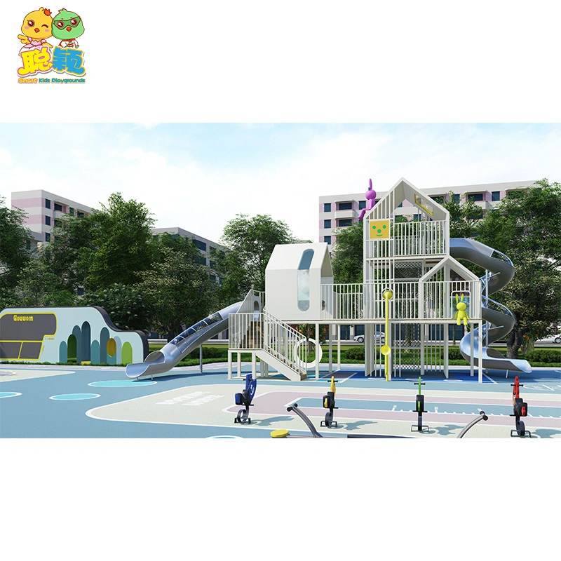 CE/ISO/GS Approved Giant Amusement Park Outdoor Playground Equipment Slide 1