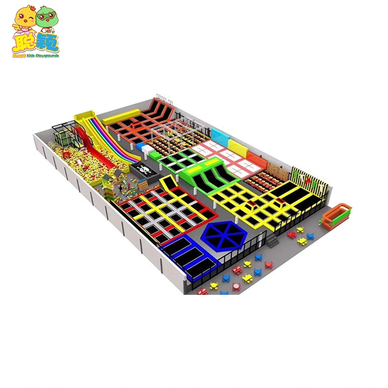 High Standard Bouncer Jumping Soft Play Indoor Playground Trampoline Park 1