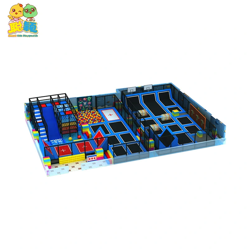 Functional Kids Amusement Soft Play Indoor Playground Trampoline Park 1