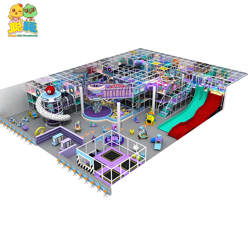 Durable Safe CE Approved Big Wave Slide Entertainment Indoor Playground 1