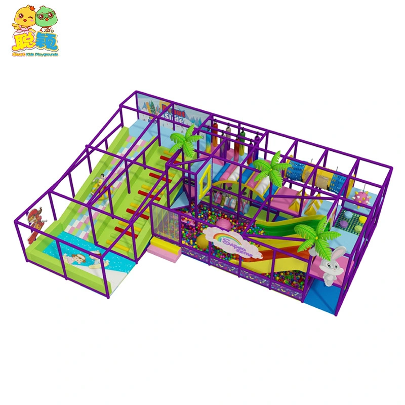 Rainbow Slide Kids Ball Pool Soft Play Indoor Playground 1