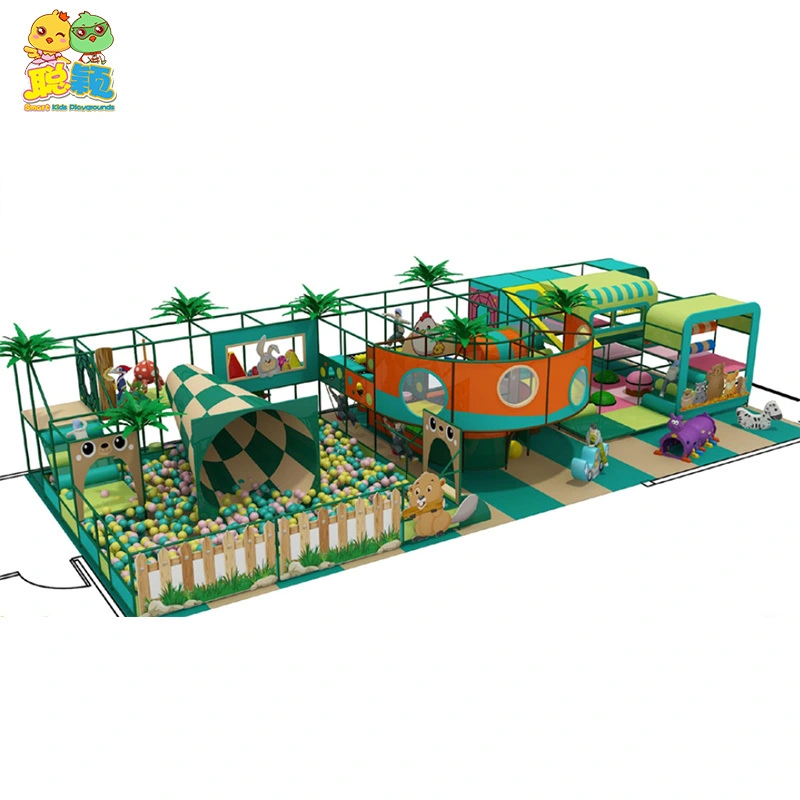 Customized New Style Jungle Theme Soft Play Indoor Playground With High Quality 1
