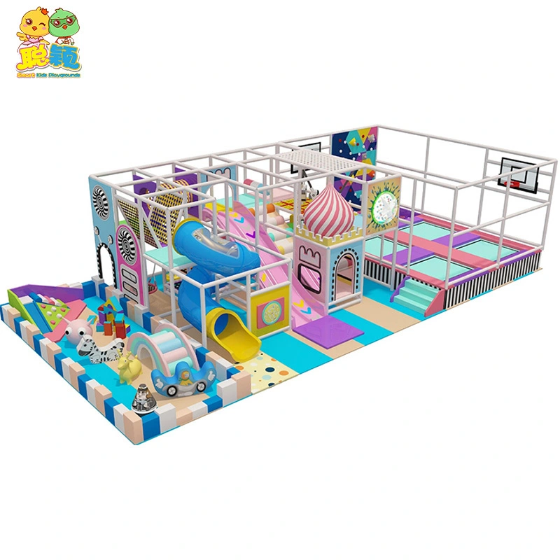 High Quality Combined Trampoline Jumping Kids Soft Play Indoor Playground 1