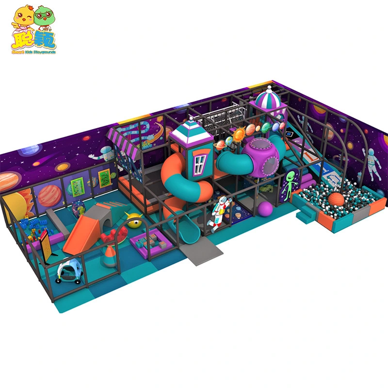 Space Theme Attractive Kids Multi-functional Amusement Park Soft Play Indoor Playground 1