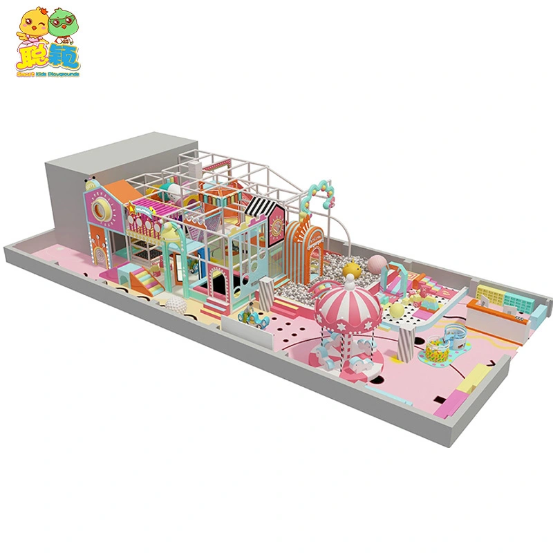 Beautiful Sweet Theme Functional Amusement Park Soft Play Kids Indoor Playground 1