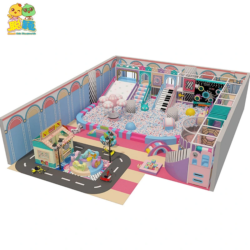 Amusement Park Giant Ball Pool Cute Kids Functional Soft Play Indoor Playground 1