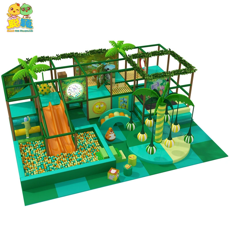 Jungle Theme Various Function Kids Amusement Soft Play Indoor Playground 1