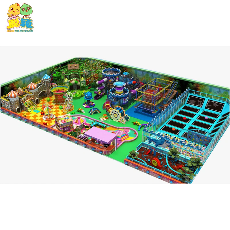 Attractive Naughty Castle Amusement Park Soft Play Toys Indoor Playground 1