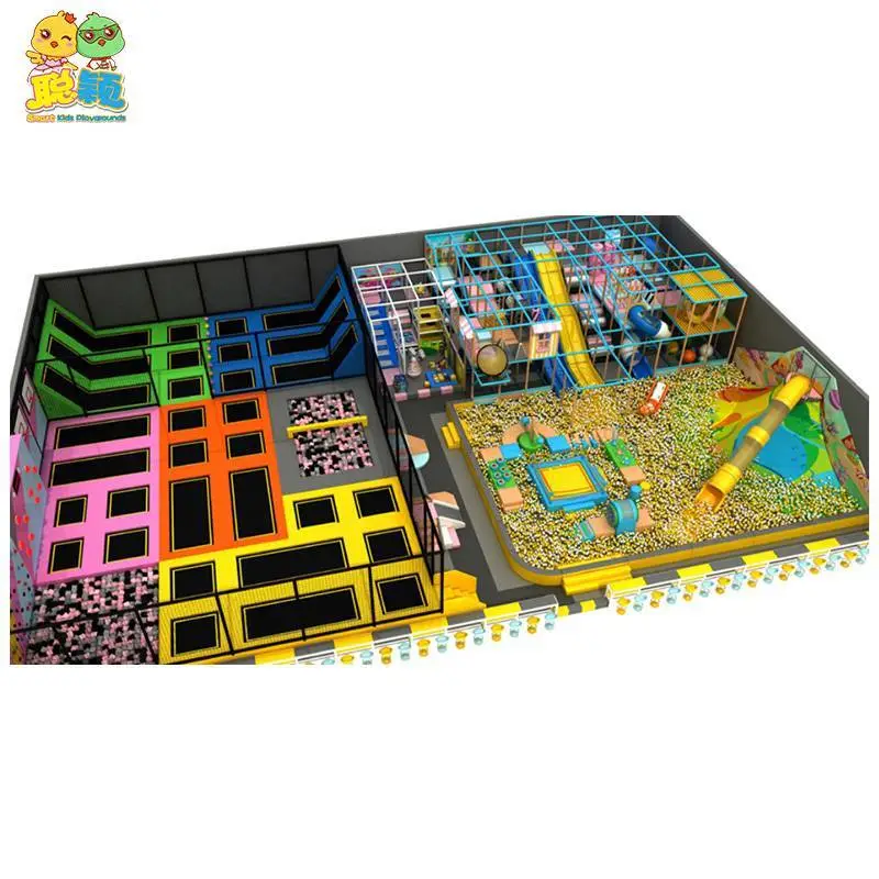 CE Approved High Quality Factory Wholesale Soft Play Kid Indoor Playground 1
