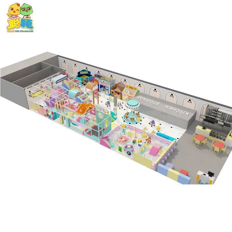 Customized High Quality Kid's Amusement Park Soft Play Indoor Playground 1