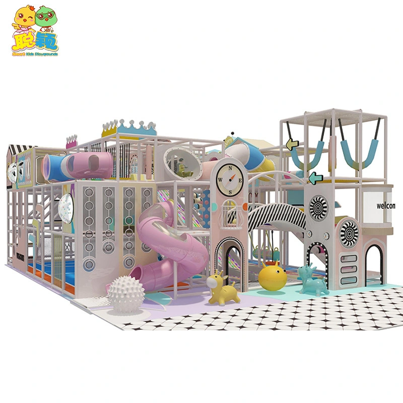 Sweet Color Indoor Amusement Park Equipment Kid Soft Play Playground 1