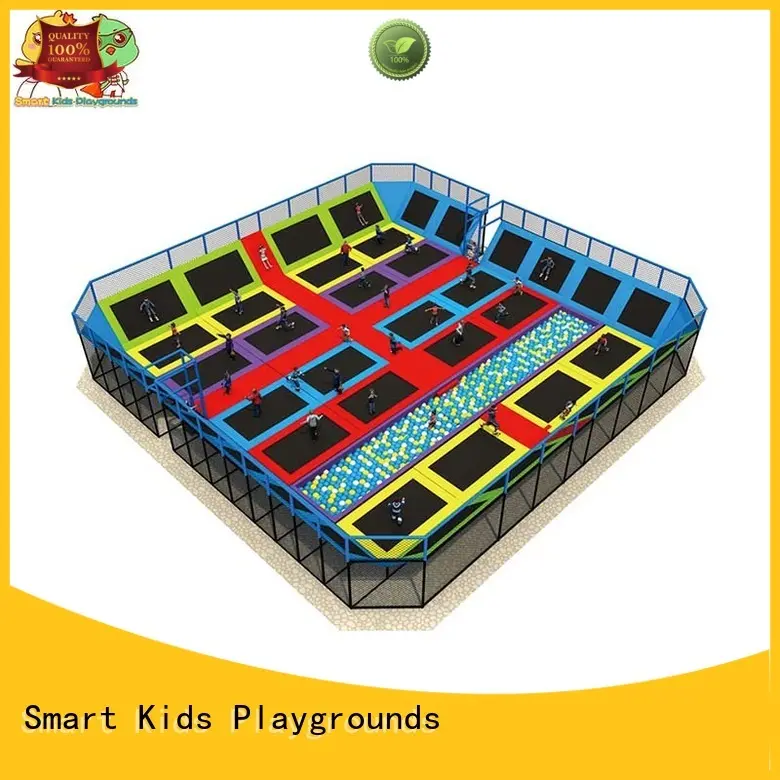 indoor amusement multicolor trampoline park Smart Kids Playgrounds 1
