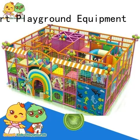 Wholesale children candy theme playground Smart Kids Playgrounds Brand 1
