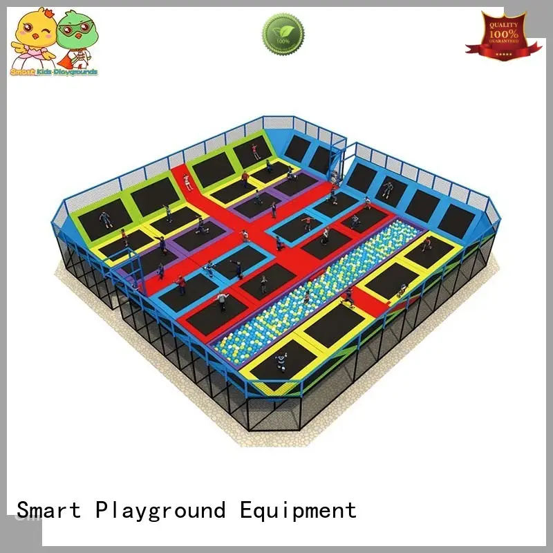Smart Kids Playgrounds Brand indoor customized big kids indoor trampoline big 1