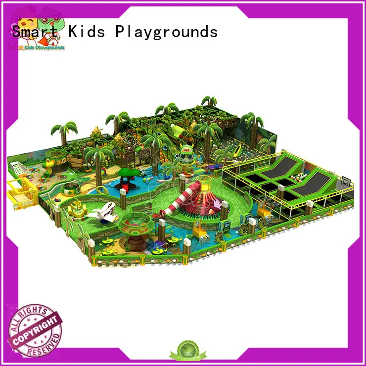 plastic jungle gym indoor jungle theme playground Smart Kids Playgrounds Brand 1