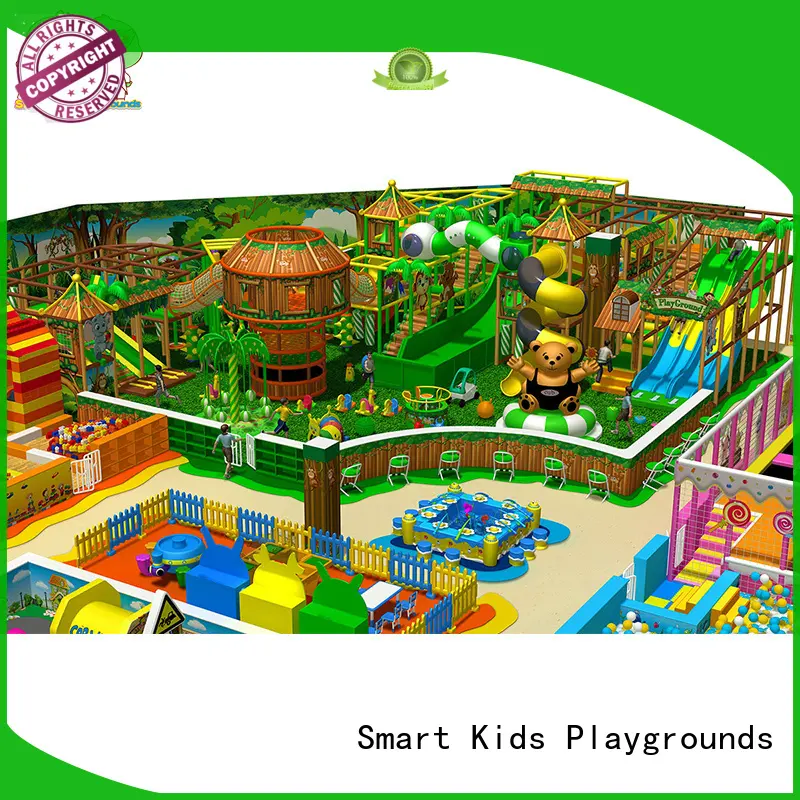 Smart Kids Playgrounds Brand ce indoor safety custom plastic jungle gym 1