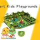 children indoor Smart Kids Playgrounds Brand jungle theme playground 1