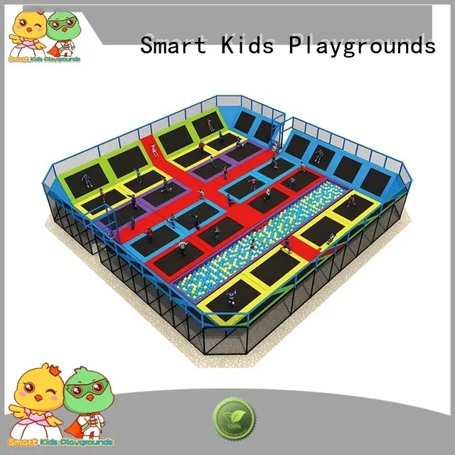 Hot sale trampoline park big multicolor Smart Kids Playgrounds Brand 1