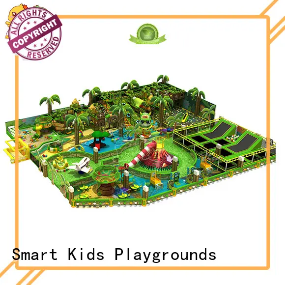 Smart Kids Playgrounds soft kids wooden jungle gym for sale for shopping centre 1