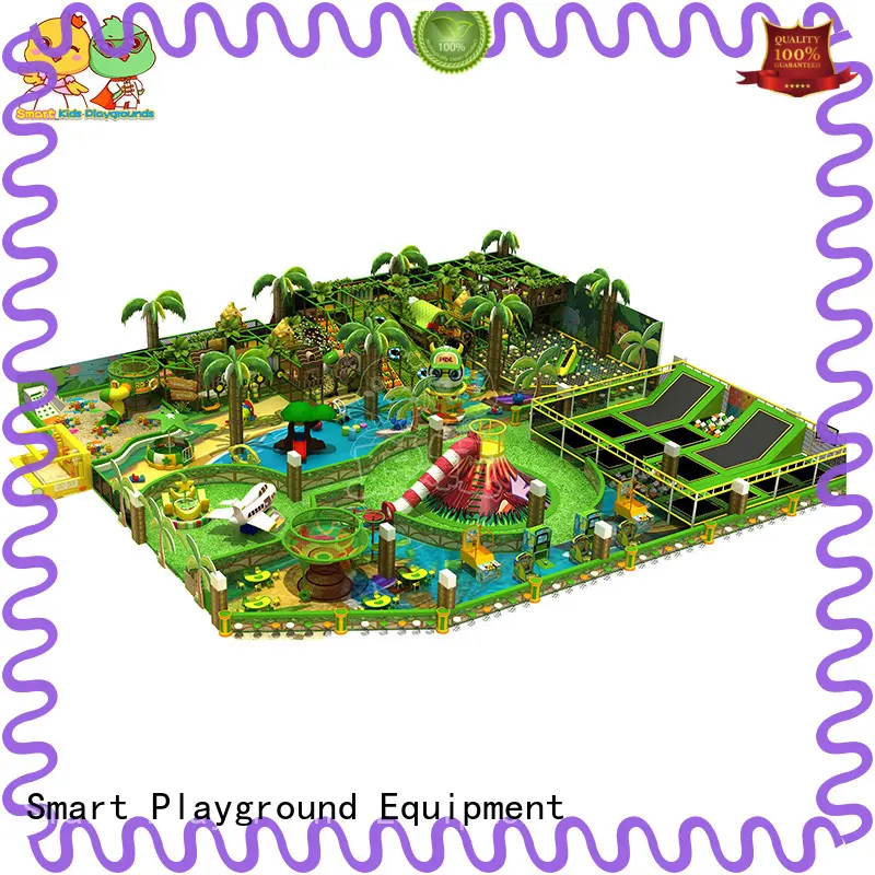 Smart Kids Playgrounds theme wooden jungle gym directly price for shopping mall 1