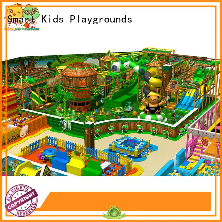 Smart Kids Playgrounds durable jungle theme playground theme for Kindergarden 1