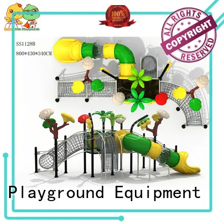wooden slide plastic for residential area Smart Kids Playgrounds 1
