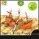 safe wooden slide factory for pre-school 1