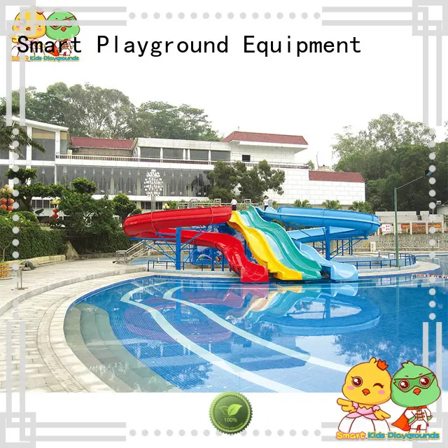 colorful giant water slide simple assembly for plaza Smart Kids Playgrounds 1