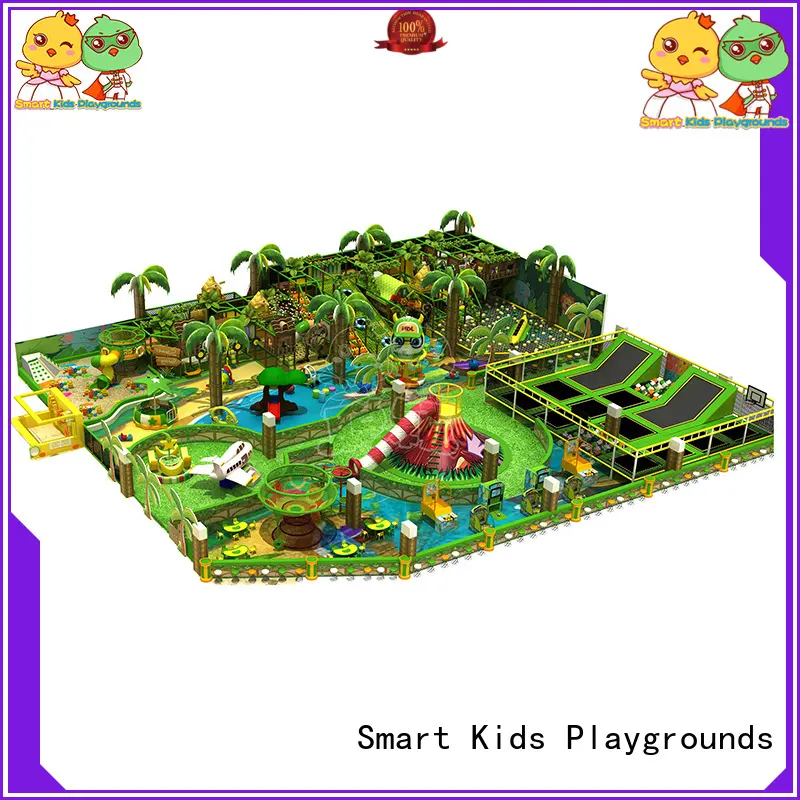 indoor jungle gym equipment trampoline for play house Smart Kids Playgrounds 1