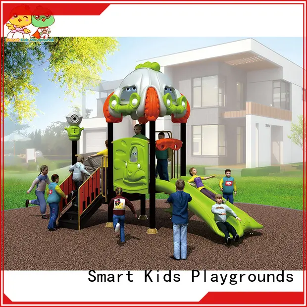 play plastic slide directly sale for kindergarten Smart Kids Playgrounds 1