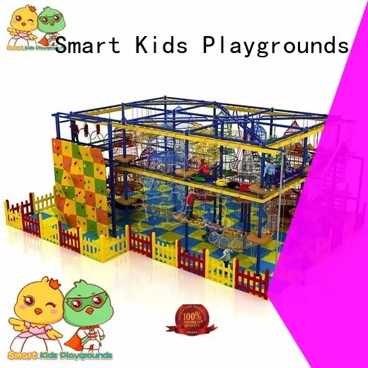 Rope play course equipment indoor playground for for challenge  SKP-1811203 1