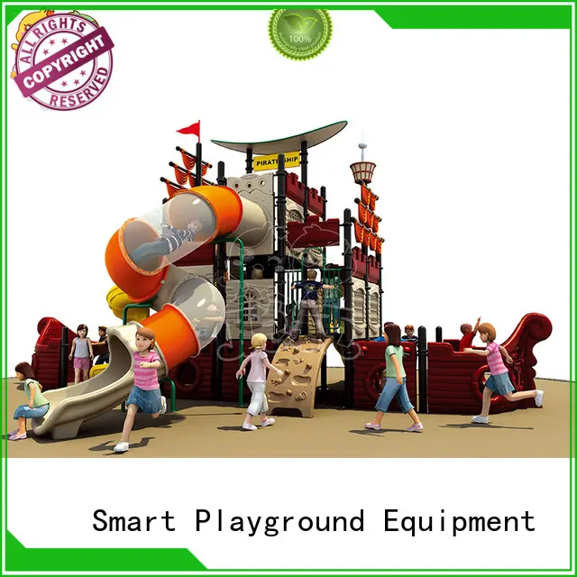 SKP kids wooden slide factory for swimming pool 1