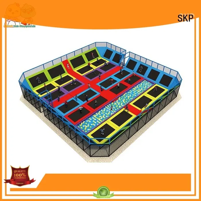 SKP Customized kids indoor trampoline big for amusement park 1