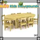 ce childrens wooden table and chairs high quality for Kids care center SKP 1