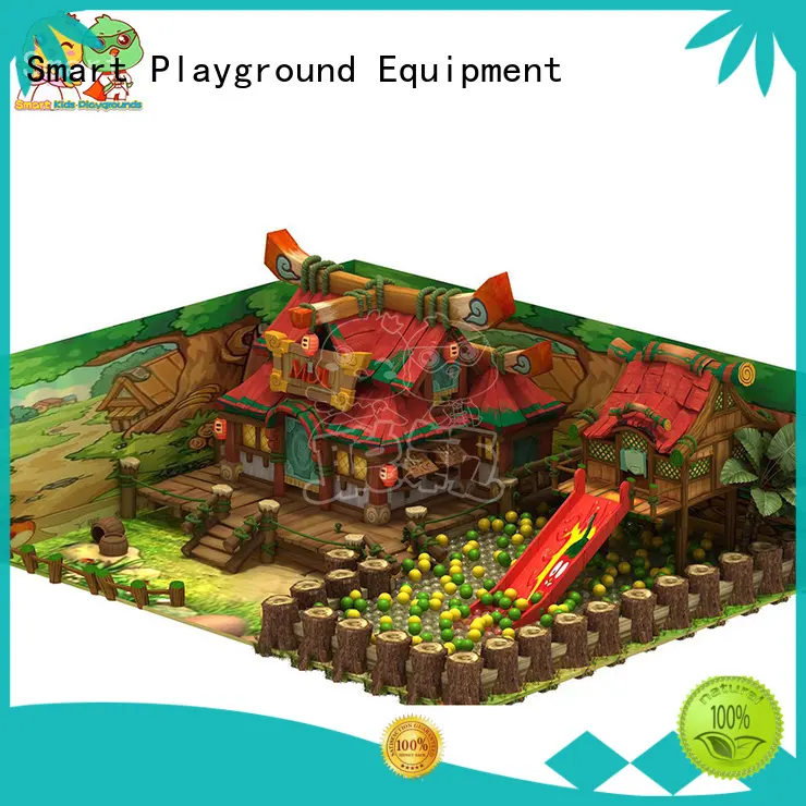 funny wooden playground supplier for indoor 1