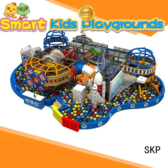 SKP amusement space theme playground puzzle game for kindergarden 1