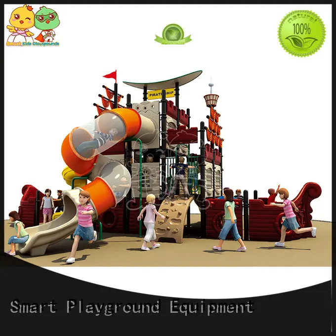 SKP outdoor plastic slide directly sale for pre-school 1