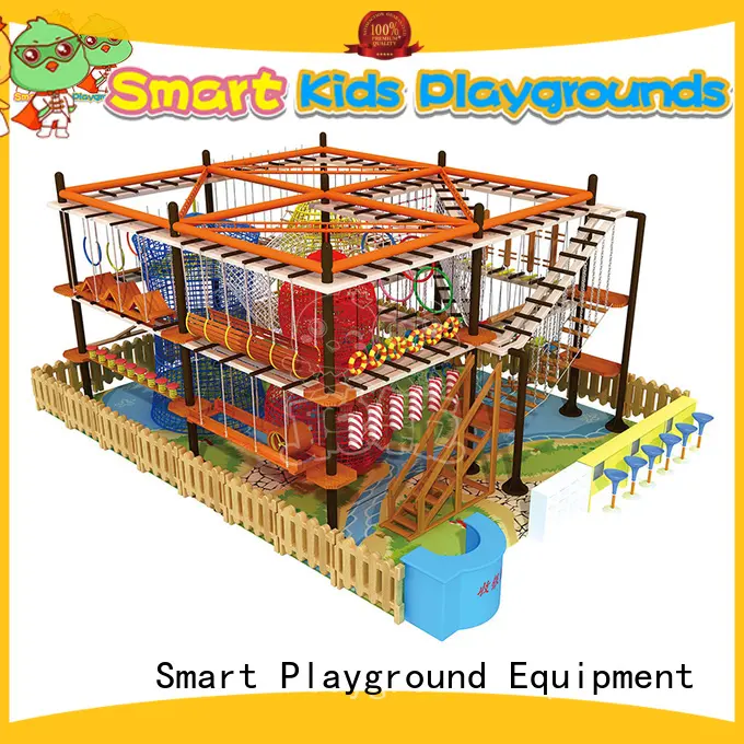 SKP course rope play equipment supplier for play house 1